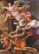 Simon Vouet Saturn, Conquered by Amor, Venus and Hope Sweden oil painting artist